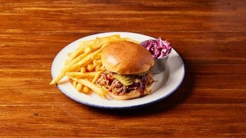 Pulled Pork Sandwich.