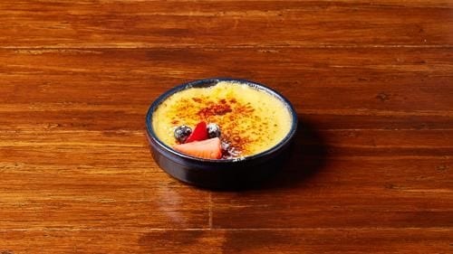 Creme brulee.