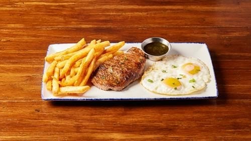 Steak and Eggs.