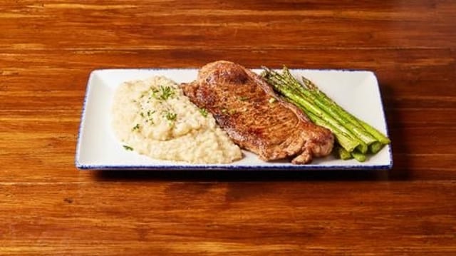 12 oz. NY strip.